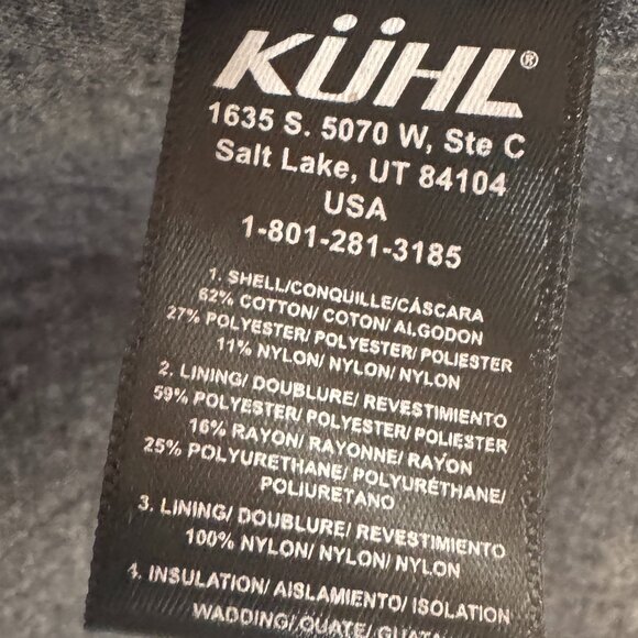 Kuhl Born In The Mountains Black/Gray Projekt Jacket in Women's Large - Picture 14 of 14